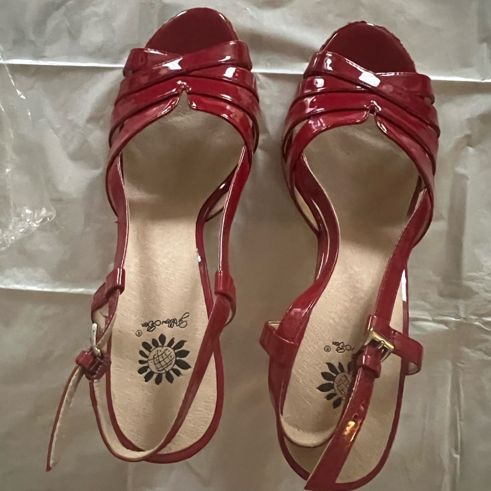 Elegant Red Women's Sandals